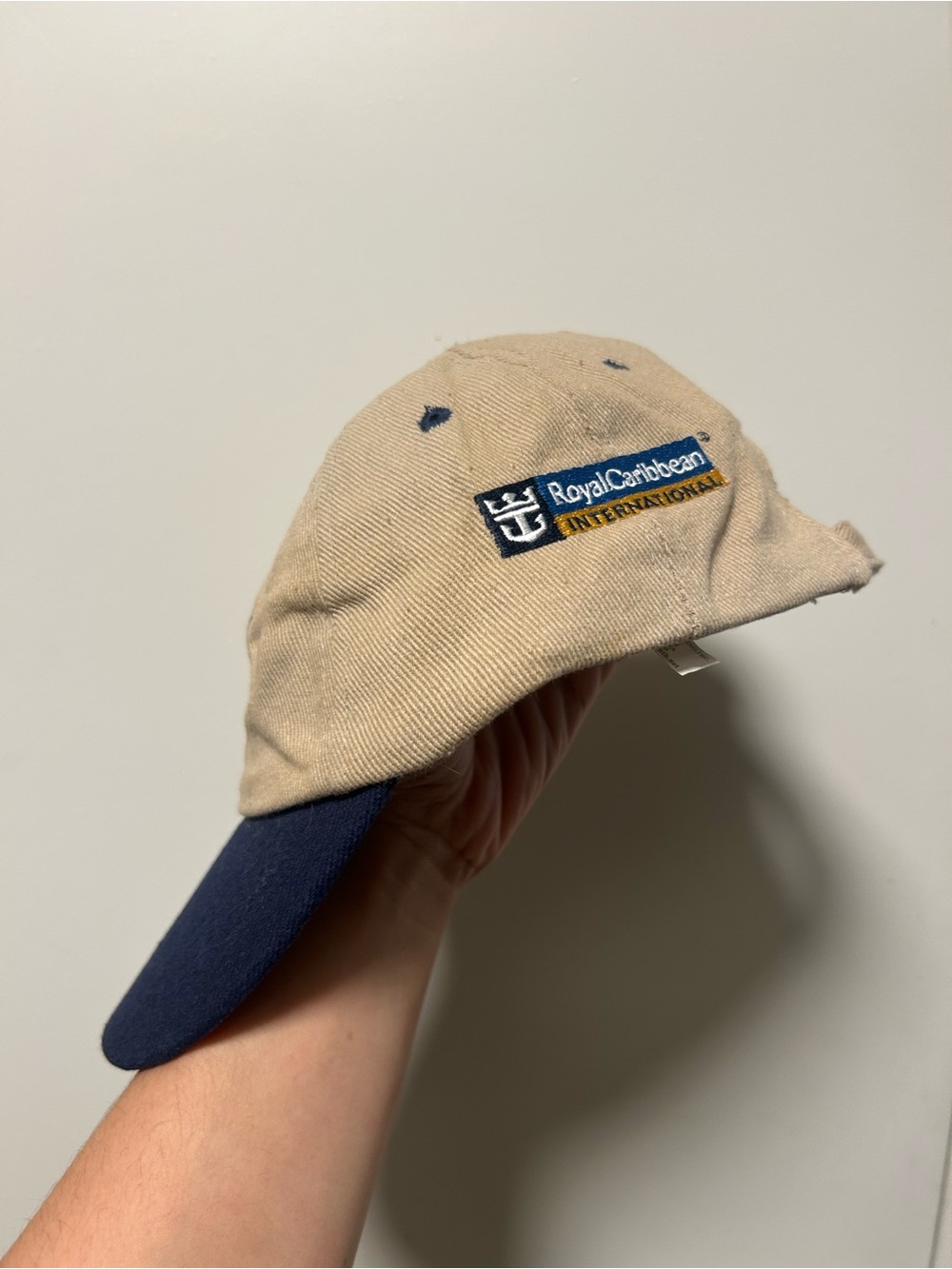 Vintage Y2K Royal Caribbean Crown & Anchor Cruise Dad Hat - Picture 2 of 7